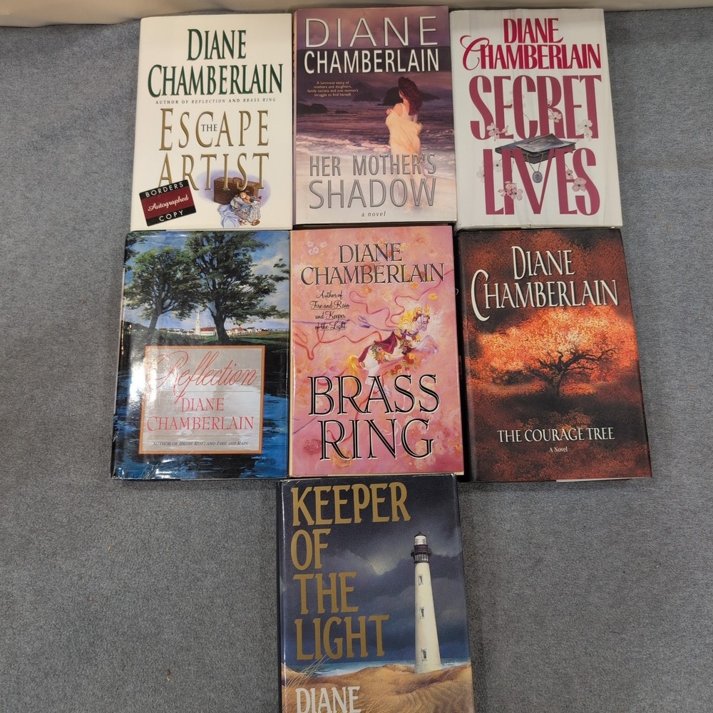 Diane Chamberlain HC Lot of 7 First Editions, 3 Signed + Author's Wedding Invite - Picture 11 of 11
